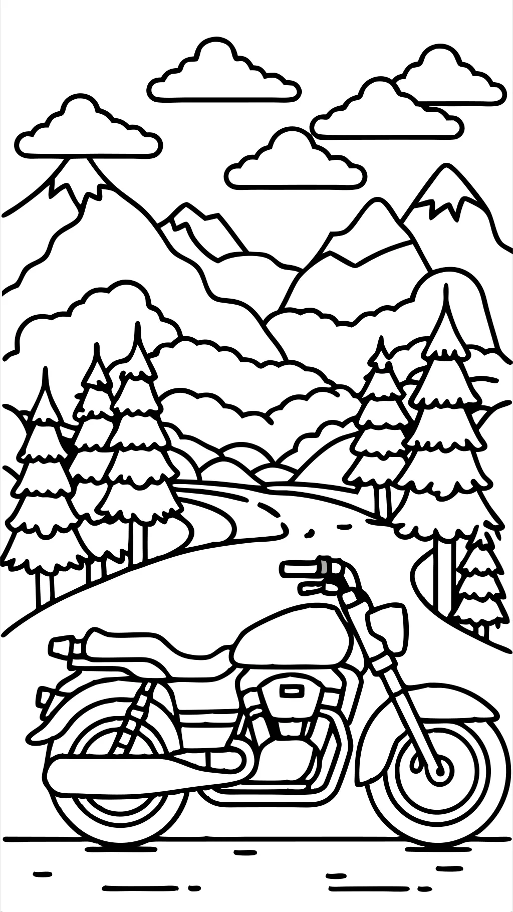 biker coloring pages